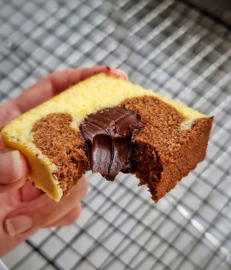 Kelezatan Mewah Dalam Marble Butter Cake Isi Nutella Resep Kekinian